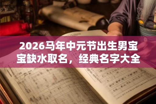 2026马年中元节出生男宝宝缺水取名，经典名字大全