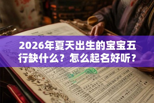 2026年夏天出生的宝宝五行缺什么？怎么起名好听？