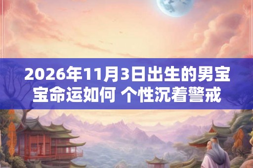 2026年11月3日出生的男宝宝命运如何 个性沉着警戒心强 2026年11月3日出生的男宝宝命运如何 个性沉着警戒心强