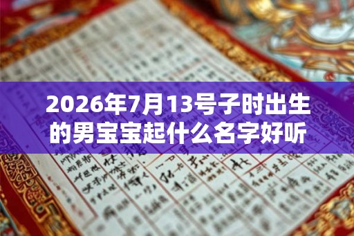 2026年7月13号子时出生的男宝宝起什么名字好听