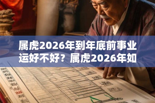 属虎2026年到年底前事业运好不好？属虎2026年如何开运？