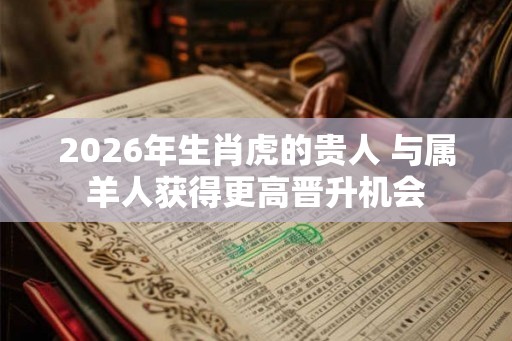 2026年生肖虎的贵人 与属羊人获得更高晋升机会
