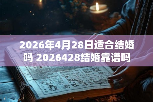 2026年4月28日适合结婚吗 2026428结婚靠谱吗