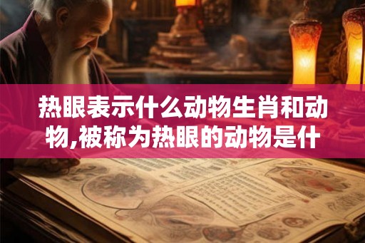 热眼表示什么动物生肖和动物,被称为热眼的动物是什么？