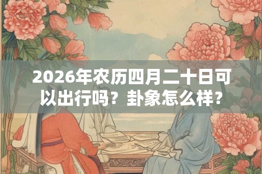 2026年农历四月二十日可以出行吗？卦象怎么样？
