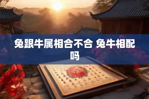 兔跟牛属相合不合 兔牛相配吗