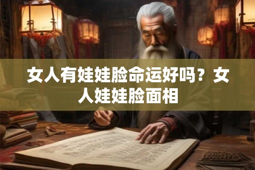 女人有娃娃脸命运好吗？女人娃娃脸面相