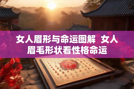 女人眉形与命运图解  女人眉毛形状看性格命运