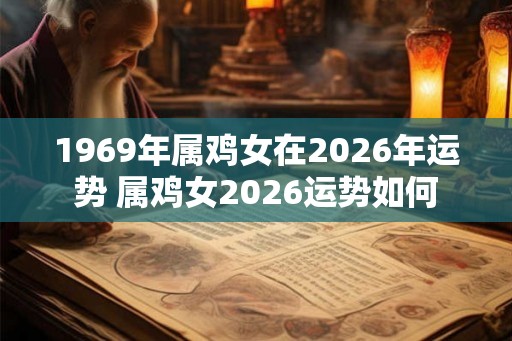1969年属鸡女在2026年运势 属鸡女2026运势如何