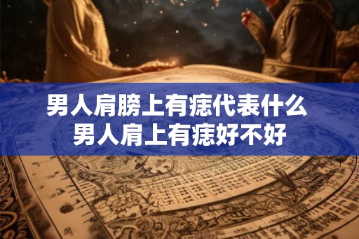 男人肩膀上有痣代表什么 男人肩上有痣好不好
