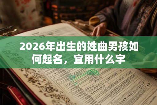 2026年出生的姓曲男孩如何起名，宜用什么字