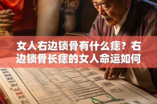 女人右边锁骨有什么痣?右边锁骨长痣的女人命运如何? 女人右边锁骨有什么痣?右边锁骨长痣的女人命运如何?