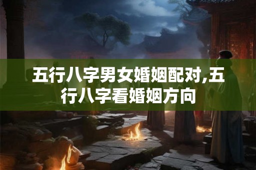 五行八字男女婚姻配对,五行八字看婚姻方向