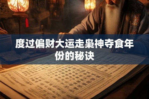 度过偏财大运走枭神夺食年份的秘诀 度过偏财大运走枭神夺食年份的秘诀