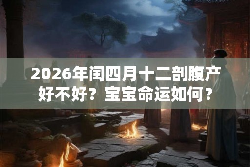2026年闰四月十二剖腹产好不好？宝宝命运如何？