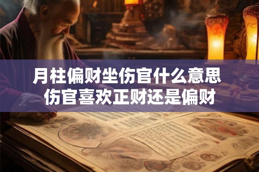 月柱偏财坐伤官什么意思 伤官喜欢正财还是偏财