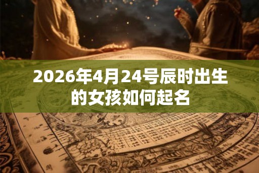 2026年4月24号辰时出生的女孩如何起名