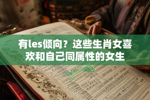 有les倾向？这些生肖女喜欢和自己同属性的女生