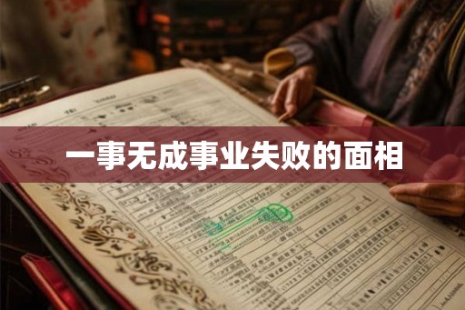 一事无成事业失败的面相 一事无成事业失败的面相