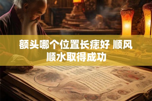 额头哪个位置长痣好 顺风顺水取得成功