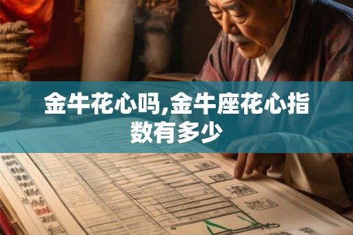 金牛花心吗,金牛座花心指数有多少