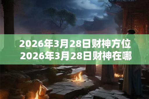 2026年3月28日财神方位 2026年3月28日财神在哪