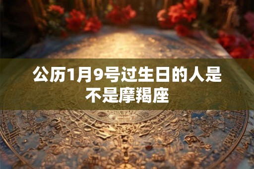 公历1月9号过生日的人是不是摩羯座 公历1月9号过生日的人是不是摩羯座