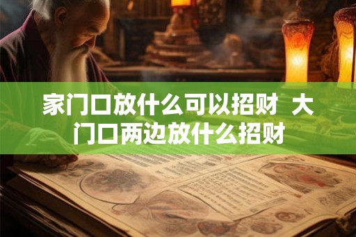 家门口放什么可以招财 大门口两边放什么招财 家门口放什么可以招财 大门口两边放什么招财