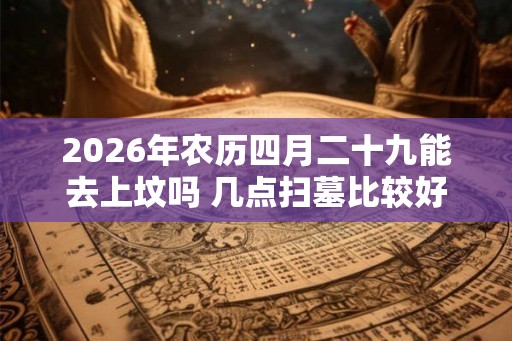 2026年农历四月二十九能去上坟吗 几点扫墓比较好