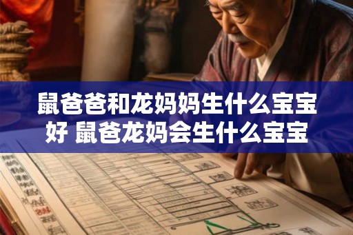 鼠爸爸和龙妈妈生什么宝宝好 鼠爸龙妈会生什么宝宝