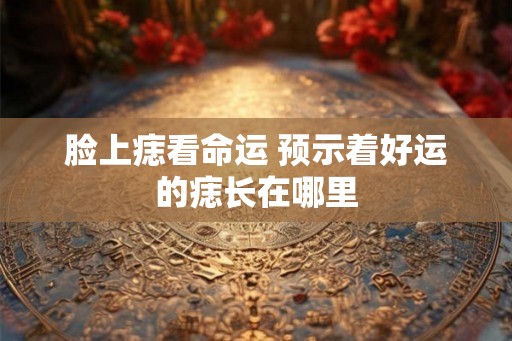 脸上痣看命运 预示着好运的痣长在哪里 脸上痣看命运 预示着好运的痣长在哪里