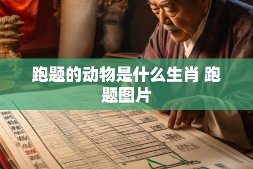 跑题的动物是什么生肖 跑题图片