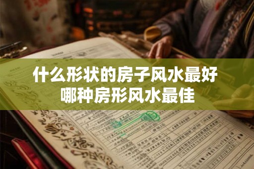 什么形状的房子风水最好 哪种房形风水最佳