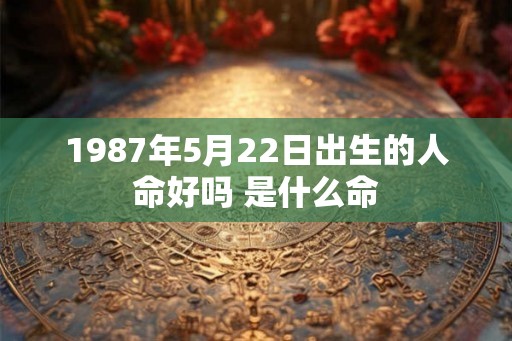 1987年5月22日出生的人命好吗 是什么命