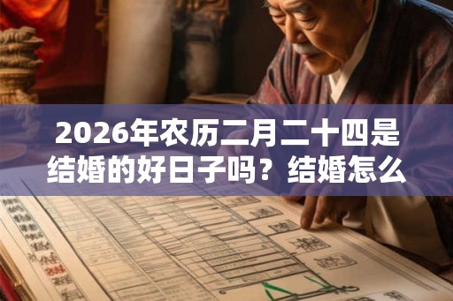 2026年农历二月二十四是结婚的好日子吗？结婚怎么看吉日？