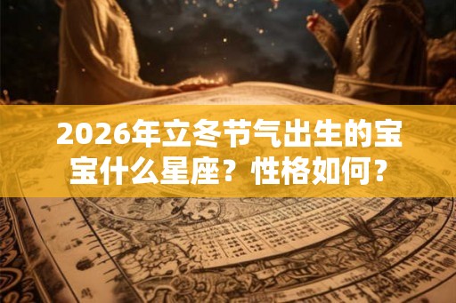 2026年立冬节气出生的宝宝什么星座？性格如何？
