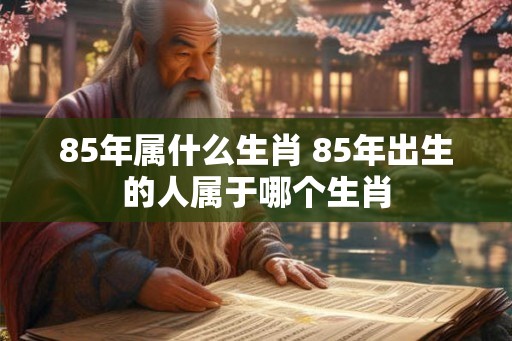 85年属什么生肖 85年出生的人属于哪个生肖 85年属什么生肖 85年出生的人属于哪个生肖