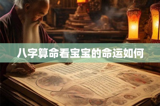 八字算命看宝宝的命运如何