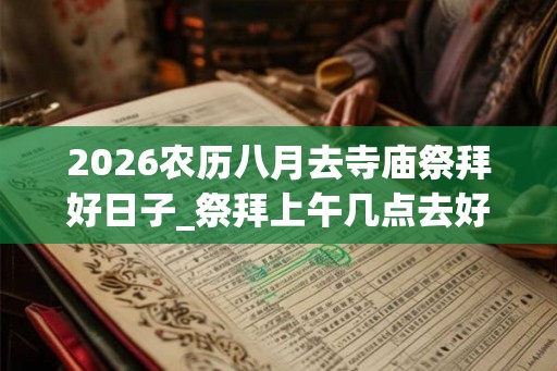 2026农历八月去寺庙祭拜好日子_祭拜上午几点去好