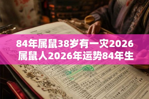 84年属鼠38岁有一灾2026 属鼠人2026年运势84年生