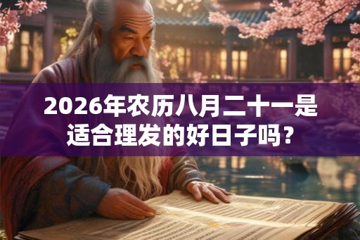 2026年农历八月二十一是适合理发的好日子吗？
