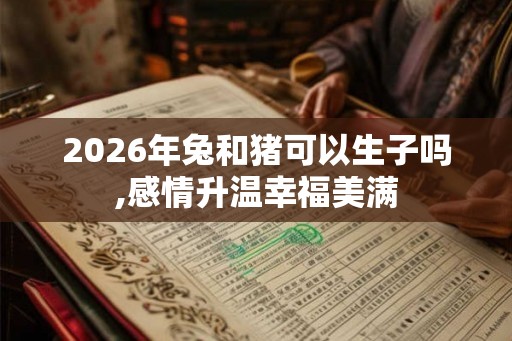 2026年兔和猪可以生子吗,感情升温幸福美满