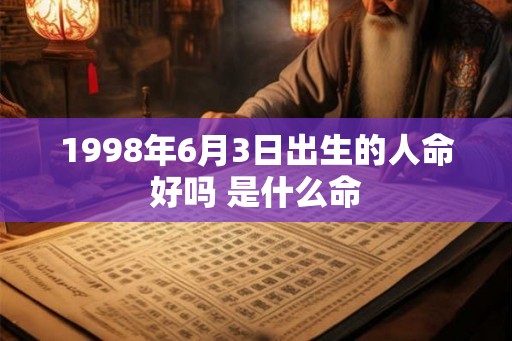 1998年6月3日出生的人命好吗 是什么命