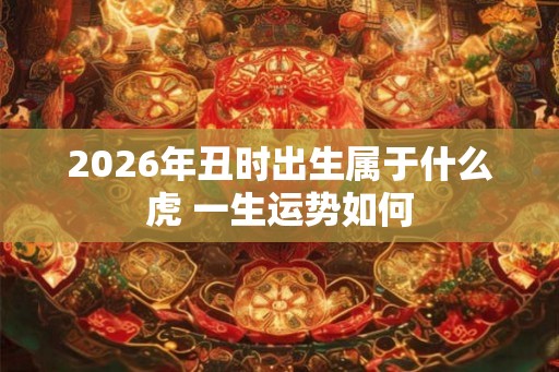 2026年丑时出生属于什么虎 一生运势如何