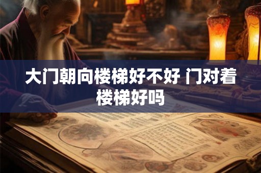 大门朝向楼梯好不好 门对着楼梯好吗