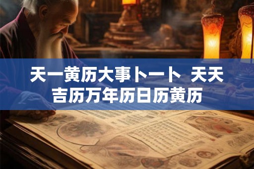天一黄历大事卜一卜 天天吉历万年历日历黄历 天一黄历大事卜一卜 天天吉历万年历日历黄历