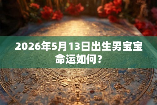 2026年5月13日出生男宝宝命运如何？