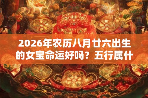 2026年农历八月廿六出生的女宝命运好吗？五行属什么