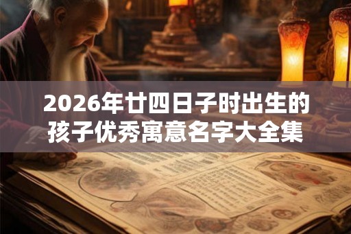 2026年廿四日子时出生的孩子优秀寓意名字大全集