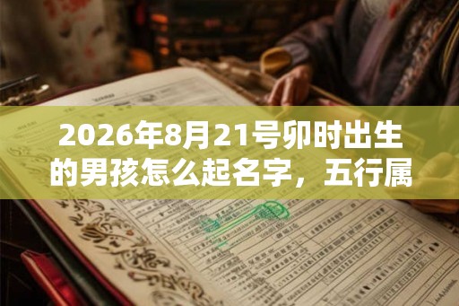 2026年8月21号卯时出生的男孩怎么起名字,五行属什么 2026年8月21号卯时出生的男孩怎么起名字,五行属什么